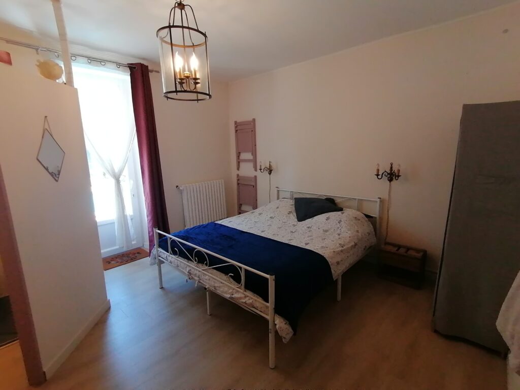 Chambre rétro dans une maison d'hôtes à Cachen dans les Landes